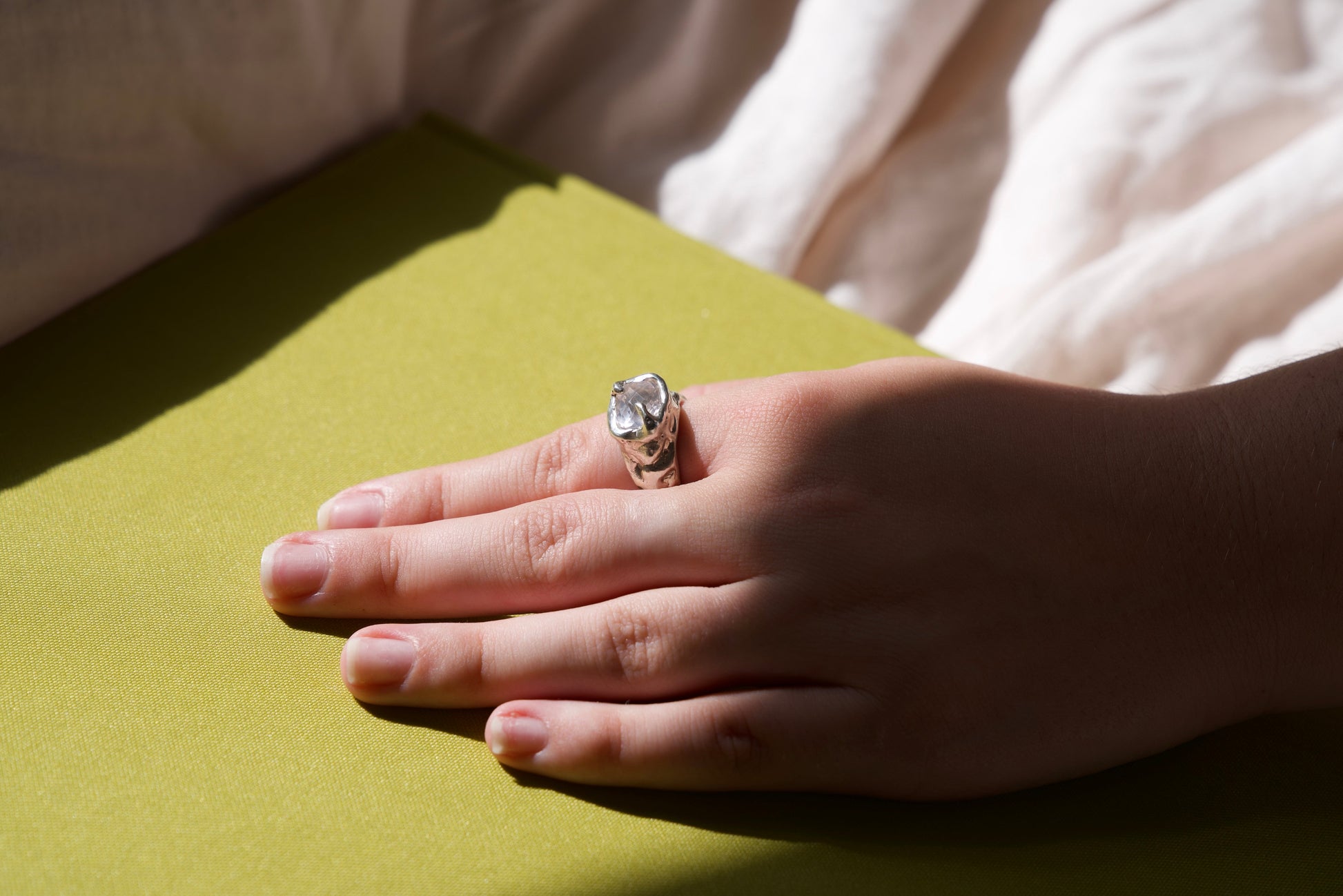 Rose Quartz Princess Ring