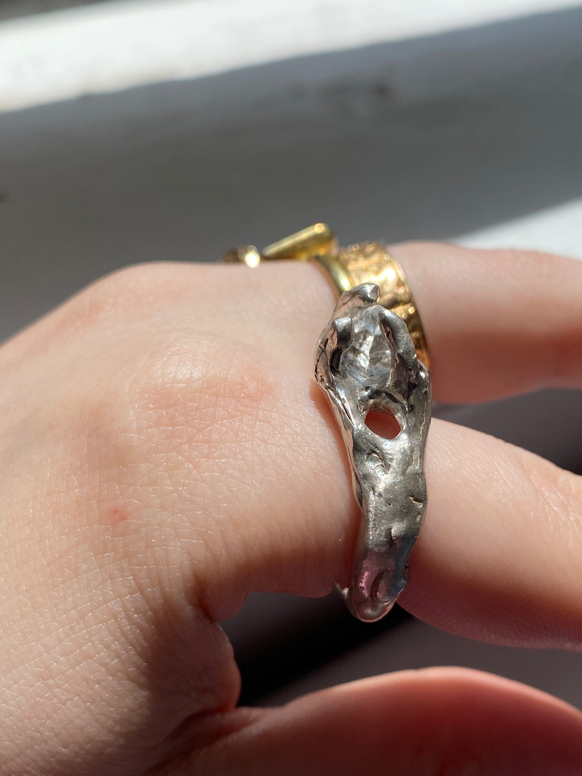 Herkimer Diamond Ring