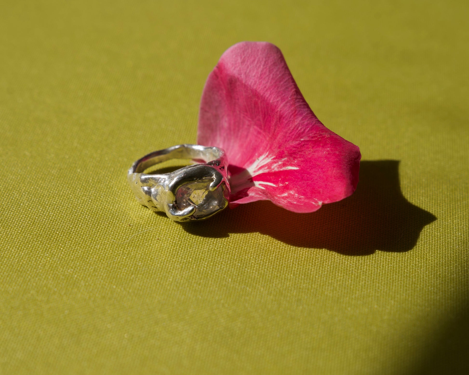 Rose Quartz Princess Ring