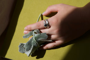 Blue Topaz String Ring